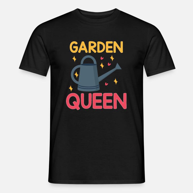 Garten Zitat Garten Queen - Männer T-Shirt - Schwarz