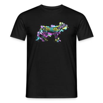 Thylacine - Men's T-Shirt - black - Front - AI Model Male 178 light (178cm)