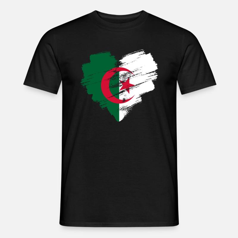 Algerien - Männer T-Shirt - Schwarz