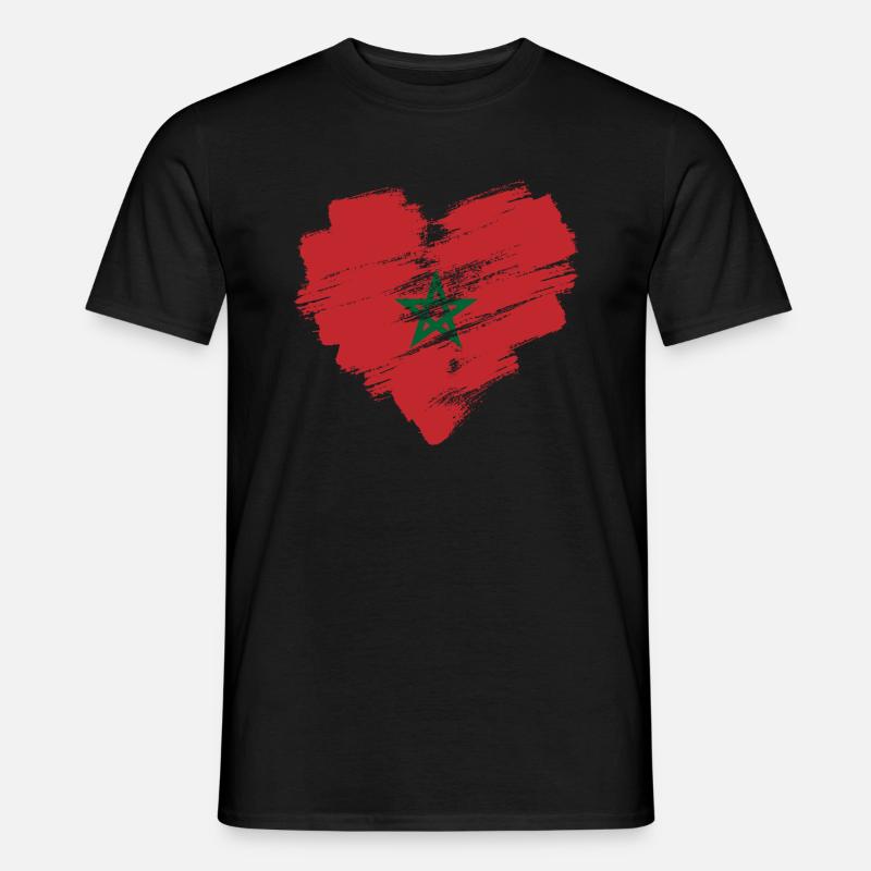 Marokko - Männer T-Shirt - Schwarz