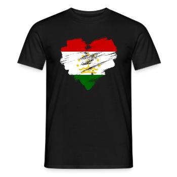 Tadjikistan - T-shirt homme - noir - Devant - AI Model Male 178 light (178cm)