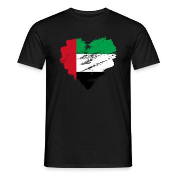 E.A.U - T-shirt homme - noir - Devant - AI Model Male 178 light (178cm)