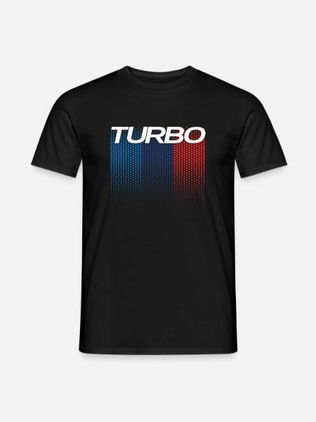 Turbo and turbocharger lettering Turbo Auto Tuning - Men's T-Shirt - black