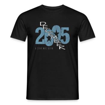 Dezember 2005 - Männer T-Shirt - Schwarz - Vorne - AI Model Male 178 light (178cm)