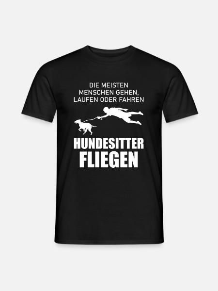 Hundesitter Dogsitter Lustiger Spruch Geschenk - Männer T-Shirt - Schwarz
