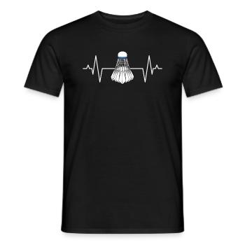 Cadeau de volant de joueur de badminton de badminton - T-shirt homme - noir - Devant - AI Model Male 178 light (178cm)