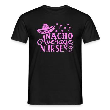 Nourriture mexicaine Cinco de Mayo Infirmière - T-shirt homme - noir - Devant - AI Model Male 178 light (178cm)