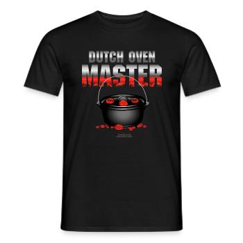 Dutch Oven Master - Männer T-Shirt - Schwarz - Vorne - AI Model Male 178 light (178cm)