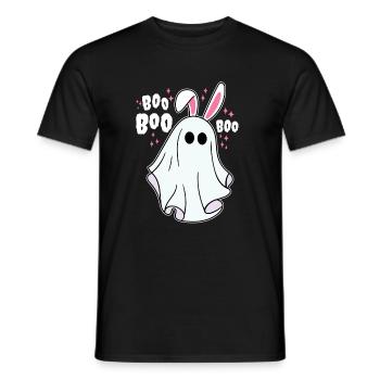 Boo boo Geist Halloween - Männer T-Shirt - Schwarz - Vorne - AI Model Male 178 light (178cm)