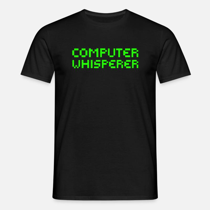 Computer Whisperer for Programmers - Men's T-Shirt - black