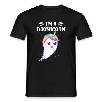Halloween Einhorn Boonicorn Kostüm - Männer T-Shirt - Schwarz - Vorne - AI Model Male 178 light (178cm)