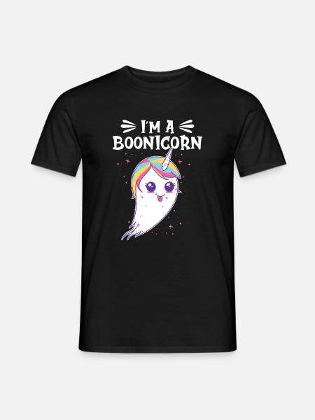 Halloween Licorne Boonicorn Costume - T-shirt homme - noir