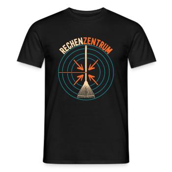 Centre de données pour informaticiens et jardiniers - T-shirt homme - noir - Devant - AI Model Male 178 light (178cm)