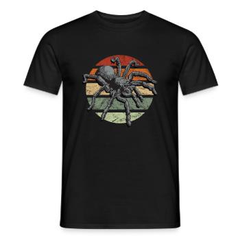 Spiders and tarantulas Tarantula - Men's T-Shirt - black - Front - AI Model Male 178 light (178cm)