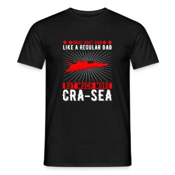 Drag Boat Racing Vater - Männer T-Shirt - Schwarz - Vorne - AI Model Male 178 light (178cm)