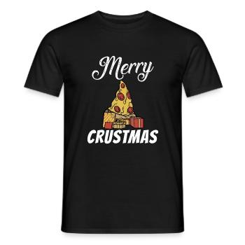 Snack Pizzalove Pizza Lover Gift - Men's T-Shirt - black - Front - AI Model Male 178 light (178cm)