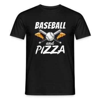 Snack Pizzalove Pizza Lover Geschenk - Männer T-Shirt - Schwarz - Vorne - AI Model Male 178 light (178cm)