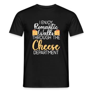Snack Cheese Lover Cheese Gift - T-shirt homme - noir - Devant - AI Model Male 178 light (178cm)
