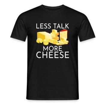 Snack Käse Liebhaber Käse Geschenk - Männer T-Shirt - Schwarz - Vorne - AI Model Male 178 light (178cm)