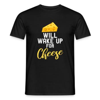 Snack Cheese Lover Cheese Gift - T-shirt homme - noir - Devant - AI Model Male 178 light (178cm)