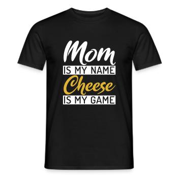 Snack Käse Liebhaber Käse Geschenk - Männer T-Shirt - Schwarz - Vorne - AI Model Male 178 light (178cm)