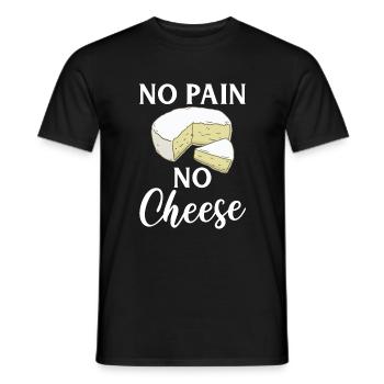 Snack Cheese Lover Cheese Gift - T-shirt homme - noir - Devant - AI Model Male 178 light (178cm)