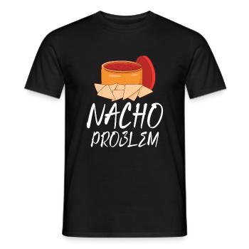 Nacho Lover Nacho Gift Mexican Food - Men's T-Shirt - black - Front - AI Model Male 178 light (178cm)