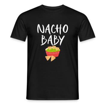 Nacho Lover Nacho Gift Mexican Food - Men's T-Shirt - black - Front - AI Model Male 178 light (178cm)