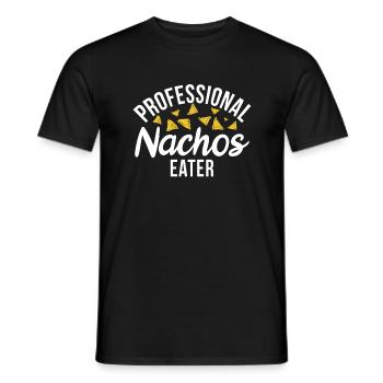 Nacho Lover Nacho Gift Mexican Food - Men's T-Shirt - black - Front - AI Model Male 178 light (178cm)