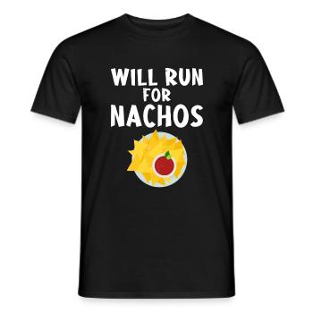Nacho Lover Nacho Gift Mexican Food - Men's T-Shirt - black - Front - AI Model Male 178 light (178cm)
