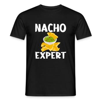 Nacho Lover Nacho Gift Mexican Food - Men's T-Shirt - black - Front - AI Model Male 178 light (178cm)