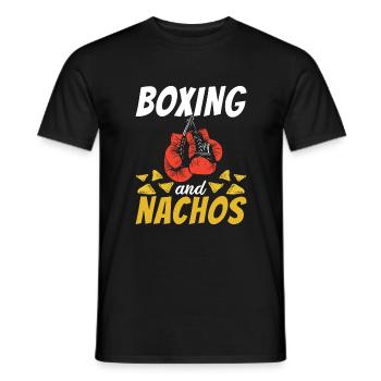 Nacho Lover Nacho Gift Mexican Food - Men's T-Shirt - black - Front - AI Model Male 178 light (178cm)