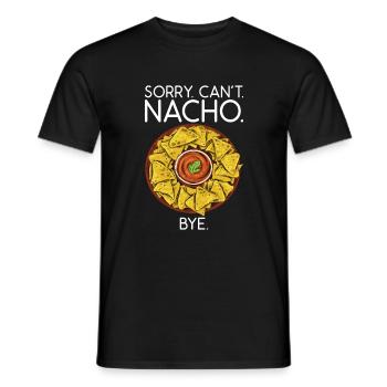 Nacho Lover Nacho Gift Mexican Food - Men's T-Shirt - black - Front - AI Model Male 178 light (178cm)