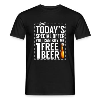 Beer Drinker Beer Gifts - Men's T-Shirt - black - Front - AI Model Male 178 light (178cm)