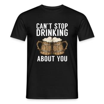 Beer Drinker Beer Gifts - Men's T-Shirt - black - Front - AI Model Male 178 light (178cm)