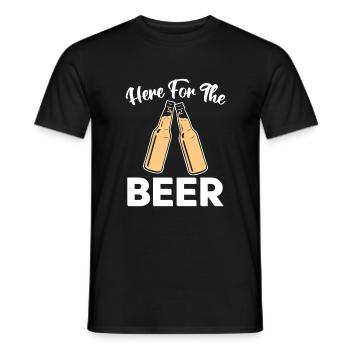 Beer Drinker Beer Gifts - Men's T-Shirt - black - Front - AI Model Male 178 light (178cm)