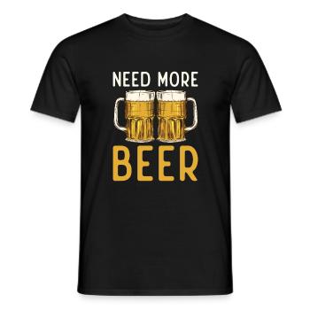 Beer Drinker Beer Gifts - Men's T-Shirt - black - Front - AI Model Male 178 light (178cm)