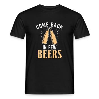 Beer Drinker Beer Gifts - Men's T-Shirt - black - Front - AI Model Male 178 light (178cm)