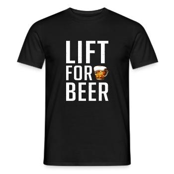Beer Drinker Beer Gifts - Men's T-Shirt - black - Front - AI Model Male 178 light (178cm)