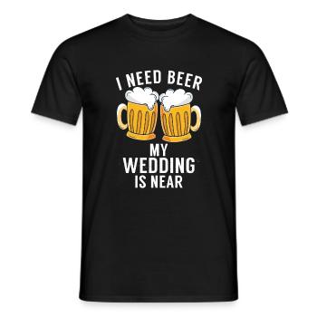 Beer Drinker Beer Gifts - Men's T-Shirt - black - Front - AI Model Male 178 light (178cm)