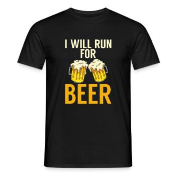Beer Drinker Beer Gifts - Men's T-Shirt - black - Front - AI Model Male 178 light (178cm)