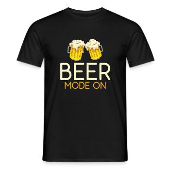 Beer Drinker Beer Gifts - Men's T-Shirt - black - Front - AI Model Male 178 light (178cm)
