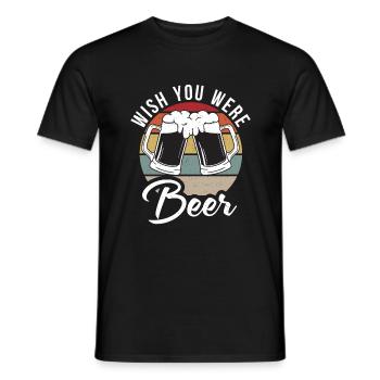 Cadeaux de bière Buveur de bière - T-shirt homme - noir - Devant - AI Model Male 178 light (178cm)