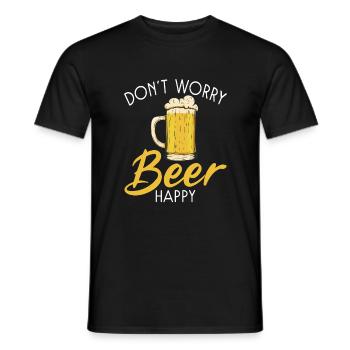 Beer Drinker Beer Gifts - Men's T-Shirt - black - Front - AI Model Male 178 light (178cm)