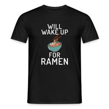 Ramen Lover - Men's T-Shirt - black - Front - AI Model Male 178 light (178cm)