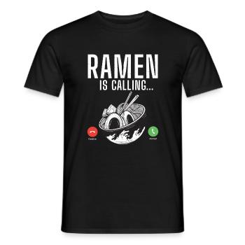 Ramen Lover - Men's T-Shirt - black - Front - AI Model Male 178 light (178cm)