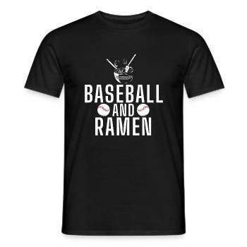 Ramen Lover - Men's T-Shirt - black - Front - AI Model Male 178 light (178cm)