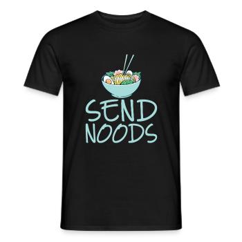 Ramen Lover - Men's T-Shirt - black - Front - AI Model Male 178 light (178cm)