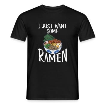 Ramen Lover - Men's T-Shirt - black - Front - AI Model Male 178 light (178cm)