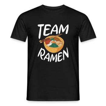 Ramen Lover - Men's T-Shirt - black - Front - AI Model Male 178 light (178cm)